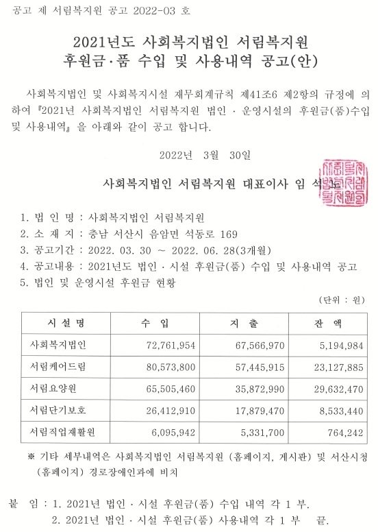 2021년도 사회복지법인 서림복지원 후원금(품) 수입 및 사용내역 공고(안)-100.jpg